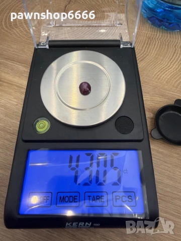 Естествен рубин със звезден ефект – 4.305 ct – Glass Filled, снимка 4 - Други - 54845572