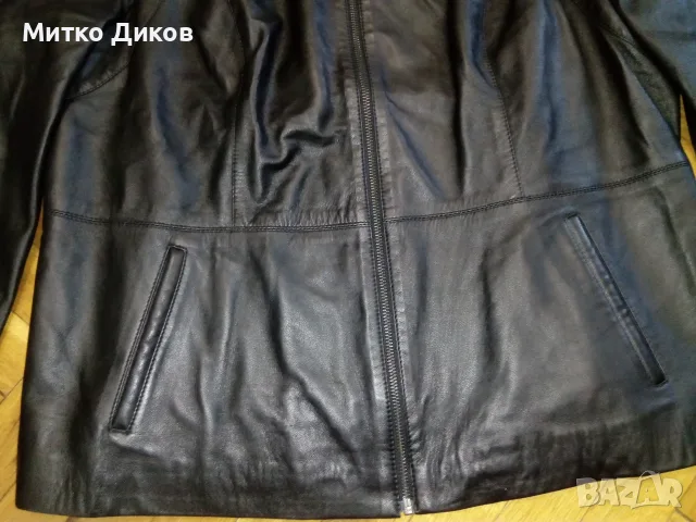 Bistrol Leather женско яке рокерско марково като ново естествена кожа размер реален Л, снимка 3 - Якета - 55569094