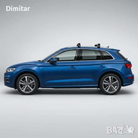 Audi Q5 Оригинален багажник за покрив (напречни греди, релси, рейлинг), снимка 5 - Аксесоари и консумативи - 54601249