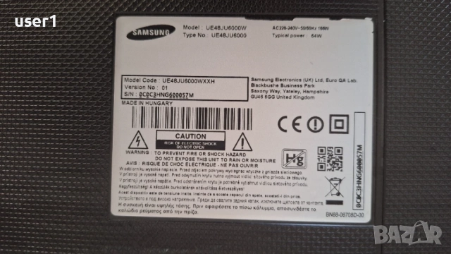 Samsung UE48JU6000W на части