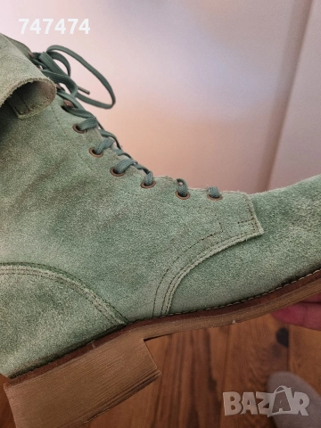 Естествен велур, 40 номер. Кубинки/боти, снимка 2 - Дамски боти - 54099767