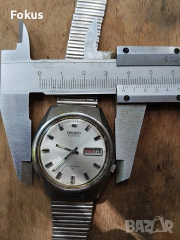 Мъжки ръчен часовник Сейко автомат - Seiko - оригинал, снимка 4 - Антикварни и старинни предмети - 55267303