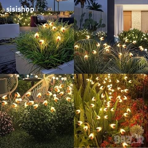 Соларни LED лампи за декорация „Пчелички“ – 10 броя в комплект, водоустойчиви 4987, снимка 7 - Декорация за дома - 54070760