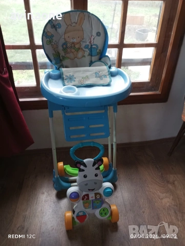 Столче за хранене и проходилка