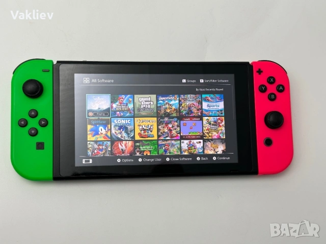 Nintendo Switch V1 – Пълен комплект + RCM Loader, снимка 2 - Nintendo конзоли - 54340034