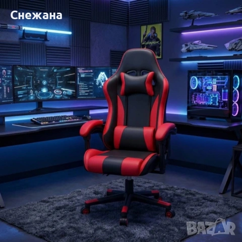 Геймърски стол, снимка 4 - Геймърски - 53833305