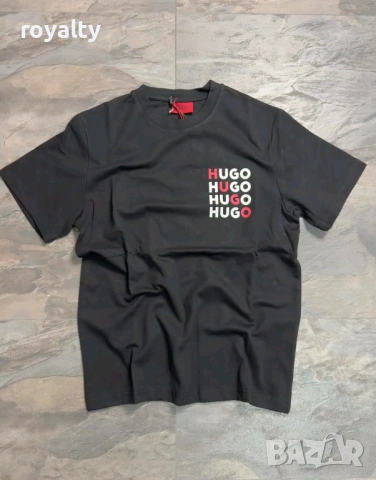 Hugo Boss Нова Черна Мъжка Тениска Хюго Бос 