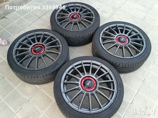 Джанти OZ 18" 5x112 с гуми KUMHO 225/40/18 VW SEAT SKODA AUDI MERCEDES BMW, снимка 7 - Гуми и джанти - 55590676