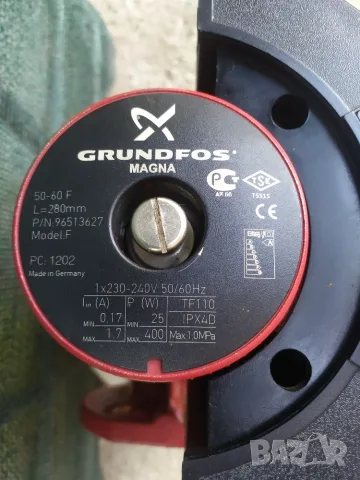 Помпа Grundfos Magna 50-60 F, снимка 4 - Водни помпи - 55592829