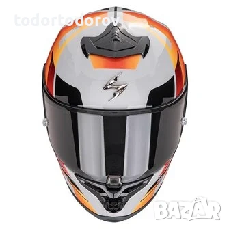 Мото Каска SCORPION EXO-R1 EVO 2 AIR Adrenaline Orange/Gray 2026 860.37 лв. / 439.90 €, снимка 2 - Аксесоари и консумативи - 54149923
