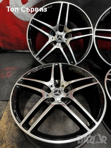 Оригинални алуминиеви джанти АМГ (AMG) за Мерцедес (Mercedes), Спорт пакет, 20 цола, 5x112, снимка 5 - Гуми и джанти - 55330654