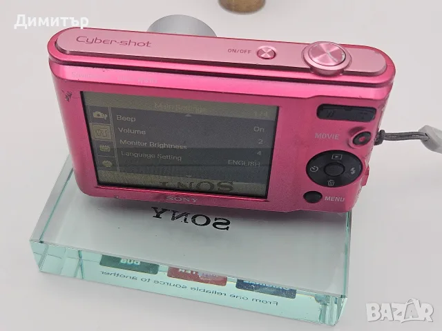 Sony cybershot W810 дигитален фотоапарат камера digital camera pink 20mp, снимка 13 - Фотоапарати - 55390050