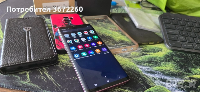 Samsung Galaxy S9+ Duos (SM-G965F) – Лилав с 2 SIM Карти в Отлично Състояние и Много Бонуси 