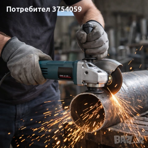 Ъглошлайф на ток Kraftroyal - 125mm бързо и прецизно рязане, снимка 3 - Ъглошлайфи - 55178789