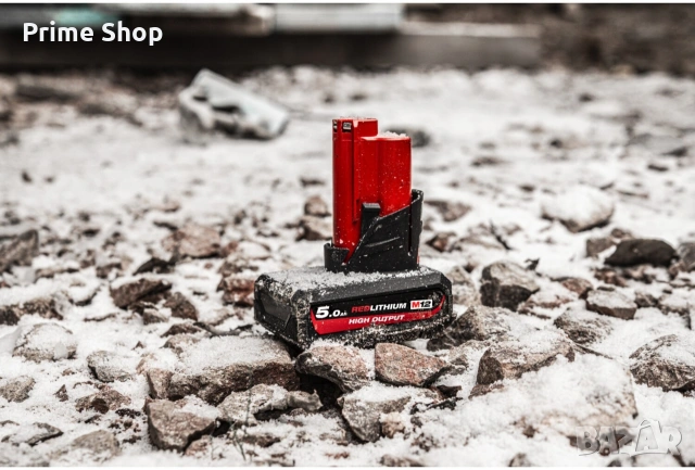 Акумулаторна батерия MIlwaukee M12 HB5/ 5Ah, снимка 3 - Други машини и части - 55151158