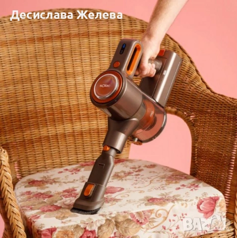 Акумулаторна прахосмукачка Solac Turbobat Digital Flex 29.6V – 200W, 19.000 Pa, 40 мин автономия, гъ, снимка 3 - Прахосмукачки - 54393365