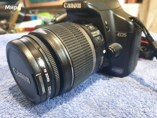 Canon EOS 450D, снимка 2 - Фотоапарати - 54233158