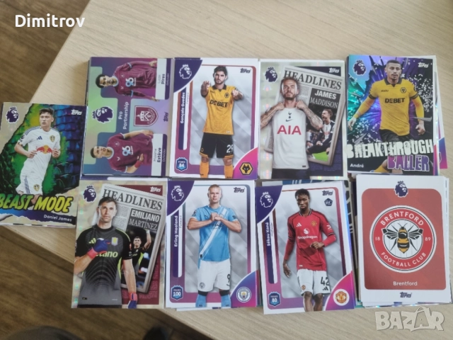 Topps Premier League 2025/2026 - стартов комплект / карти, снимка 2 - Колекции - 55063358