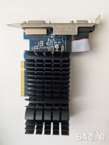 Безшумна видеокарта ASUS 710-1-SL / nVidia GeForce GT 710 / 3 изхода