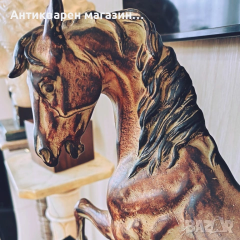 Статуетка на кон, снимка 3 - Статуетки - 54042274