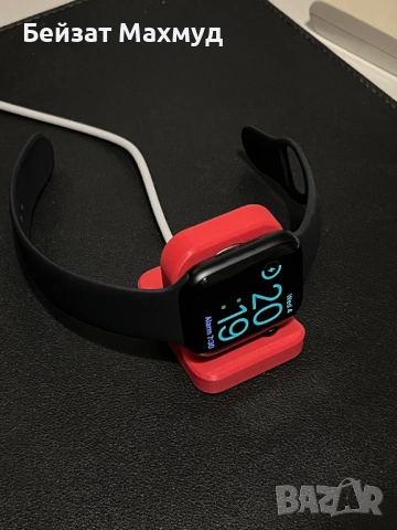 Apple Watch SE 3 44mm GPS Черен, 3 Каишки, Протектори, Гаранция, снимка 8 - Смарт гривни - 54495548