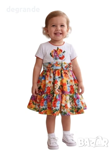 🧸Бебешка рокля D&G от 3м до 2г., снимка 3 - Бебешки рокли - 54814022