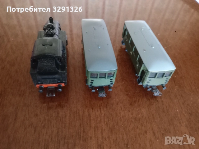 Влакче Локомотив с два вагона , снимка 6 - Влакчета, самолети, хеликоптери - 54838072