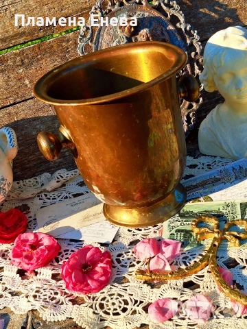 Антикварна шампаниера , снимка 6 - Антикварни и старинни предмети - 55087806