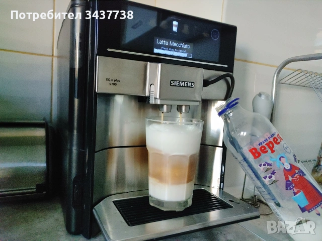 Продава кафемашина Siemens EQ 6 plus S 700 , снимка 3 - Кафемашини - 54486466