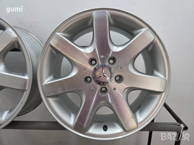 4бр 16ски джанти за MERCEDES C КЛАСА 5х112мм A161423 , снимка 3 - Гуми и джанти - 54736025