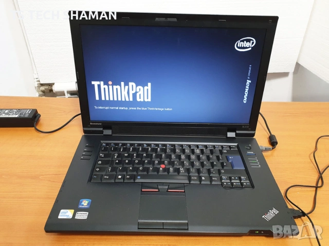 ⭐Продавам ретро лаптоп класика Lenovo ThinkPad SL510 с Windows 7.⭐, снимка 2 - Антикварни и старинни предмети - 54270065