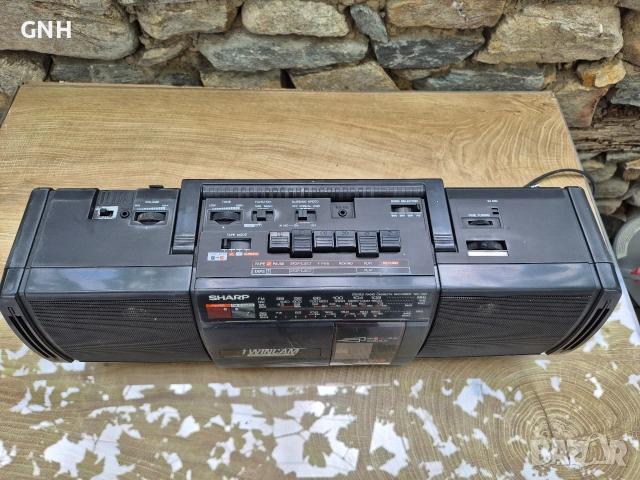 Радиокасетофон Sharp WQ-T221Z(BK), снимка 2 - Радиокасетофони, транзистори - 55191011