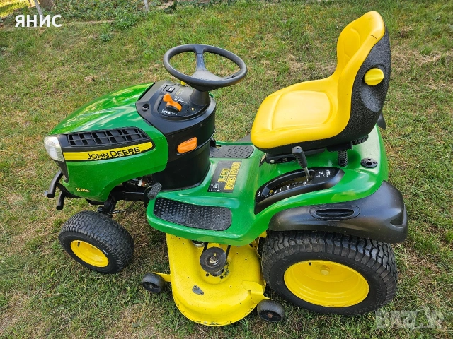 ТРАКТОРНА КОСАЧКА JOHN DEERE X165 .22.КОНЯ ПЕРФЕКТНА , снимка 10 - Градинска техника - 54732157