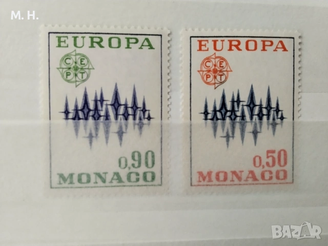 Пощенски марки Монако 1972