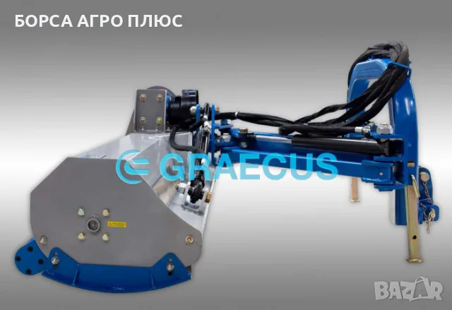GRAECUS Шредер (мулчър) гръцки EPK165, снимка 5 - Селскостопанска техника - 55450570