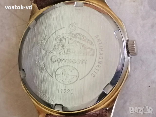 CORTEBERT 17 JEWELS - МЪЖКИ МЕХАНИЧЕН , снимка 6 - Антикварни и старинни предмети - 54421996