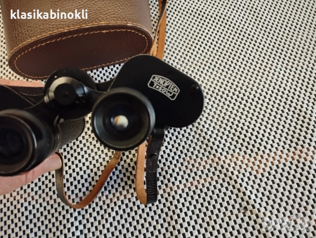 ТОП Немски Бинокъл Carl Zeiss Jena-JENOPTEM-7х50W--ГДР, снимка 5 - Екипировка - 54779529