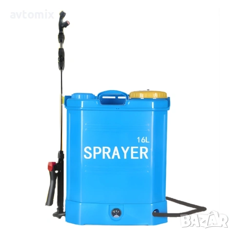 Електрическа пръскачка с батерия 220V 16л, снимка 3 - Аксесоари и консумативи - 54350167