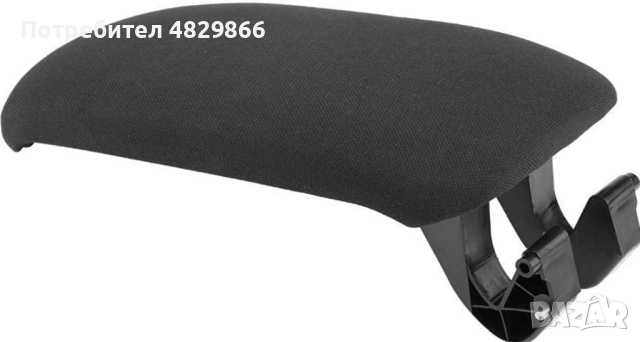 Капак за Подлакътник Audi A3 8P 2004-2012, Черен, Плат,, снимка 6 - Части - 54619278