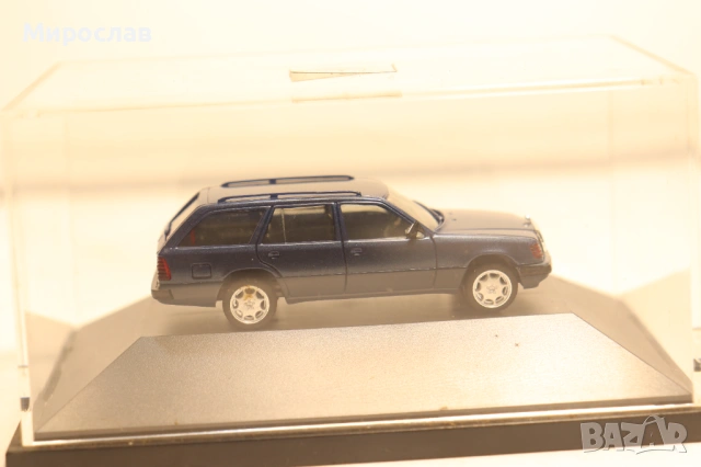 HERPA 1:87 H0 MERCEDES BENZ 124 320 TE МОДЕЛ КОЛИЧКА, снимка 4 - Колекции - 54396543