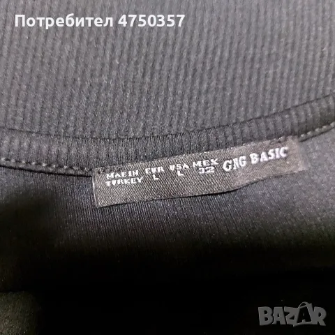 късо черно потниче, снимка 2 - Потници - 55351924