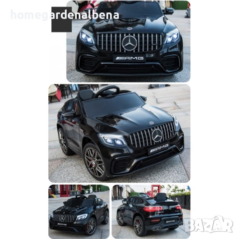 Акумулаторен джип Mercedes GLC63 COUPE 4X4 с меки гуми 12V – за деца 3–8 год., снимка 13 - Скутери и тротинетки - 54993525