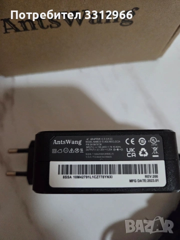 AntsWang 65W AC адаптер (модел ADLX65CLGC2A),, снимка 2 - Кабели и адаптери - 54758648