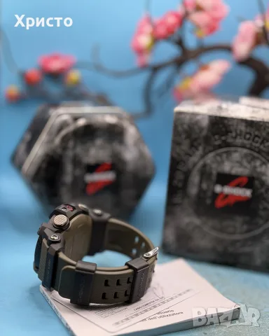 ГАРАНЦИОНЕН!!! Мъжки часовник CASIO G-SHOCK MUDMASTER GG-B100-1A3, Carbon Core Guard, Bluetooth, снимка 9 - Мъжки - 55676085