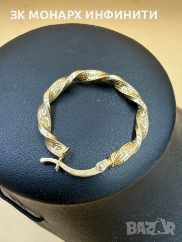 Златна обеца/585/ обецата е само една, снимка 2 - Обеци - 54322889