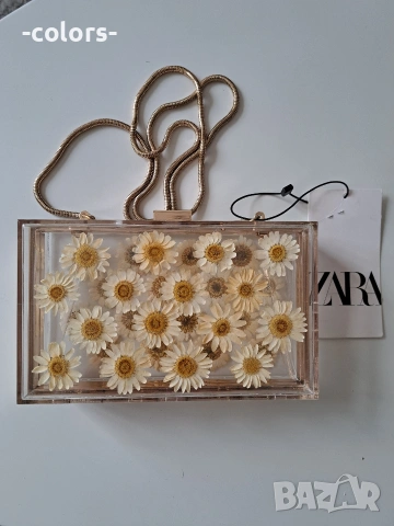 Прозрачна чанта Zara, снимка 4 - Чанти - 54541523