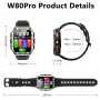 Blackview W80 PRO Смарт Часовник GPS Фенер СърдеченРитъм КръвнаСатурация Сън Крачкомер Фитнес Тракер, снимка 15