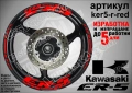Kawasaki ER-5 кантове и надписи за джанти , снимка 7
