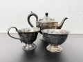 Посребрен сервиз за чай - Шефилд, Англия. №8055, снимка 3