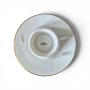 Изискано винтидж кофейно трио Rosenthal „Form 2000“ (Чаша, чинийка и десертна чиния) , снимка 5